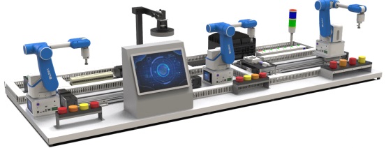 桌面式智能制造实训生产线